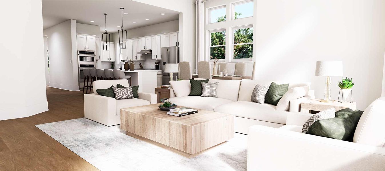 The Larkspur - Family Room The Larkspur - Family Room