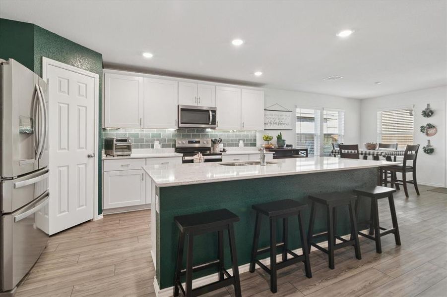 Furnished interior view inside a new home in , Denton (Image 3). Furnished interior view inside a new home in , Denton (Image 3).