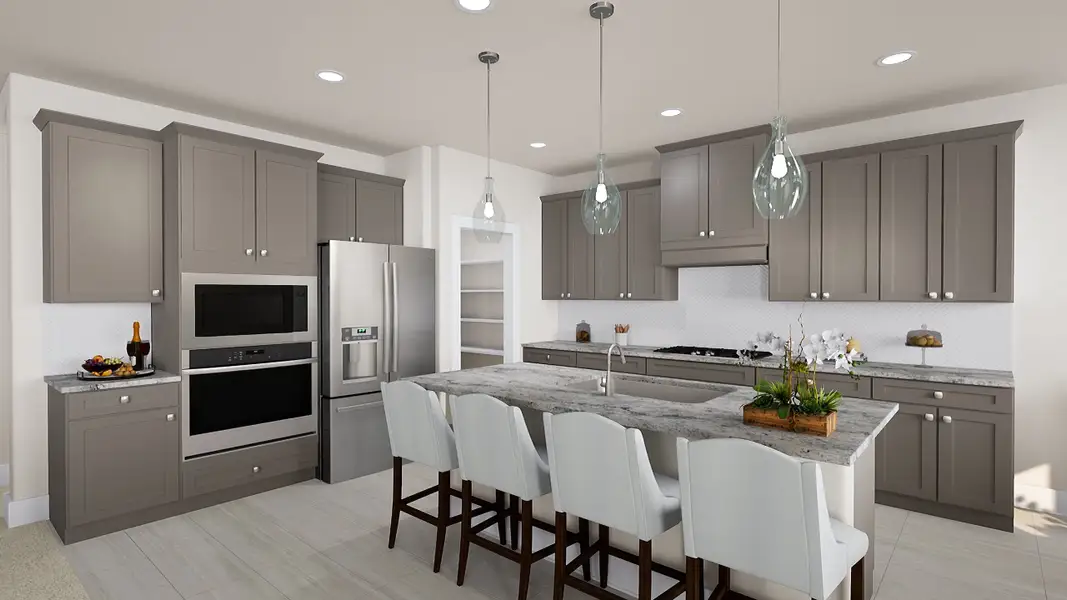 Representative furnished interior of a home built from the Magnolia by Tri Pointe Homes in Landmark, Denton (Image 11). Representative furnished interior of a home built from the Magnolia by Tri Pointe Homes in Landmark, Denton (Image 11).