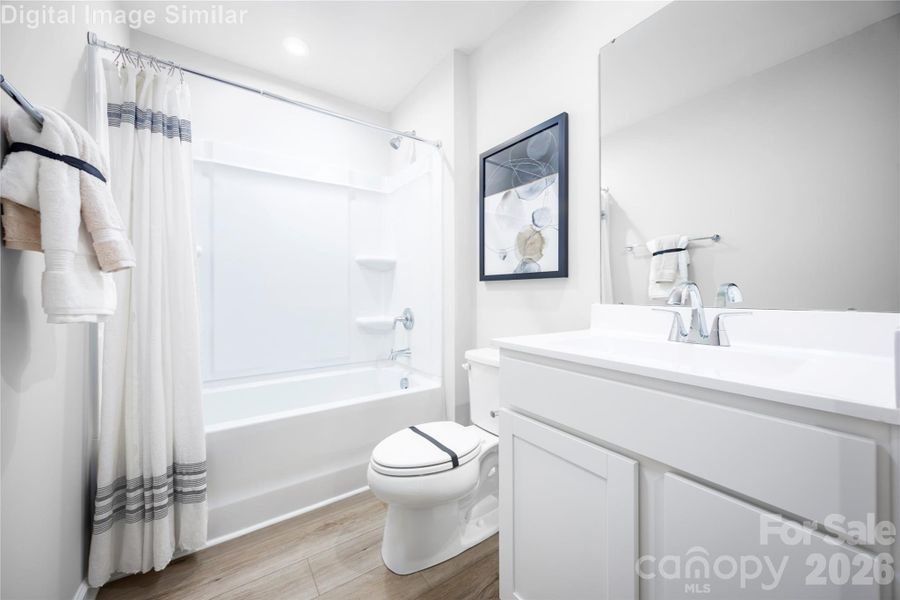 Shared bathroom, relaxing tub—everyone gets a moment of calm.