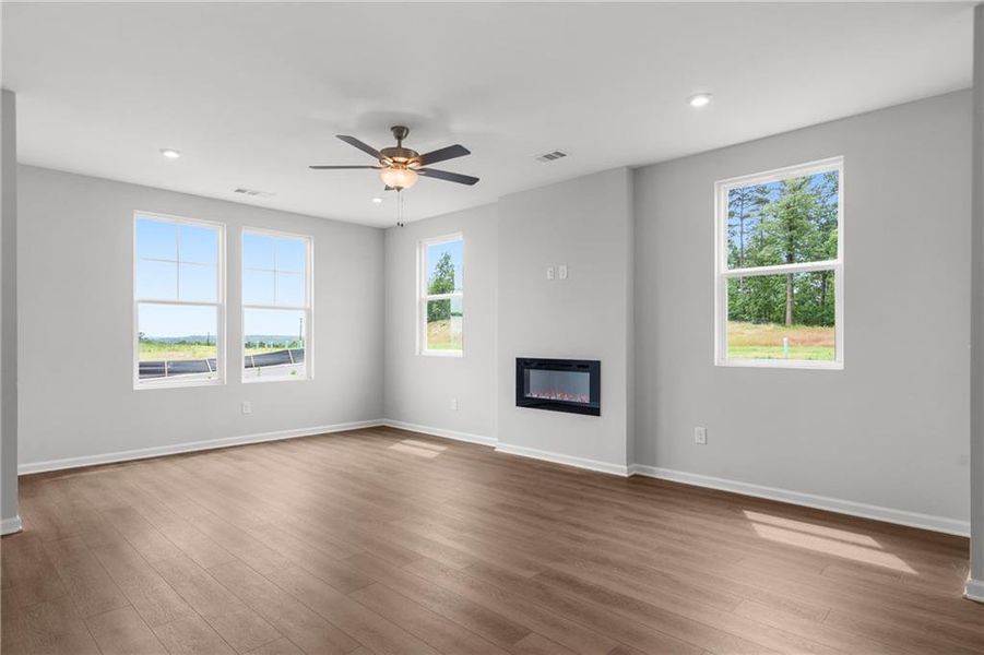 Spacious, unfurnished interior of a new home in Stegall Village, Cartersville (Image 15). Spacious, unfurnished interior of a new home in Stegall Village, Cartersville (Image 15).