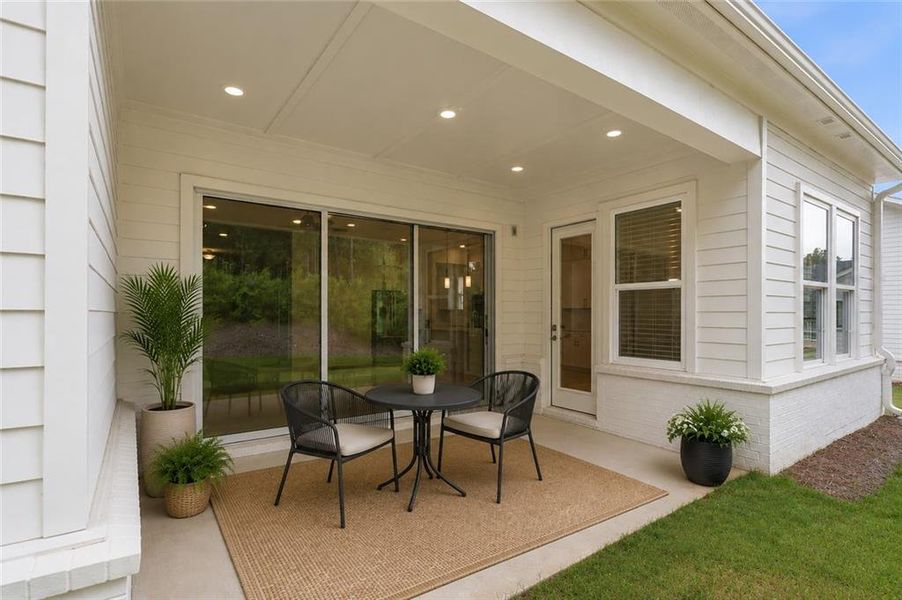 Exterior details and patio area of a home in , Cumming (Image 31). Exterior details and patio area of a home in , Cumming (Image 31).