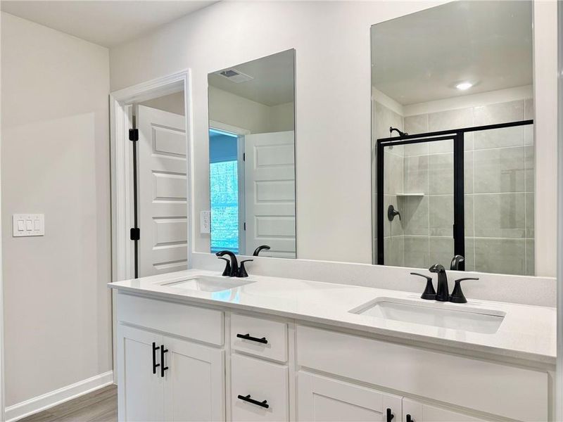 Furnished interior view inside a new home in , Braselton (Image 6).