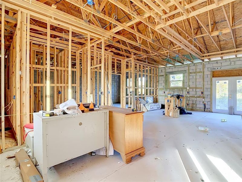 In-progress construction of a new home in , Poinciana, FL (Image 16).