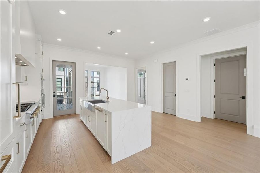 Furnished interior view inside a new home in Park Walke, Alpharetta (Image 5).