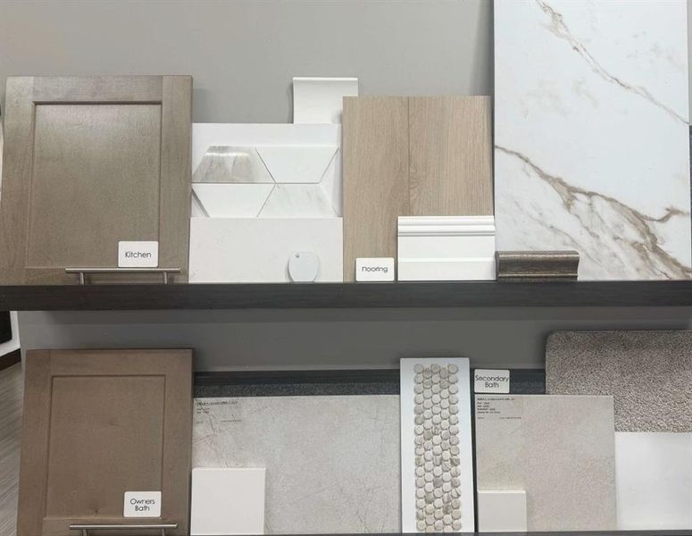 Design selections in home