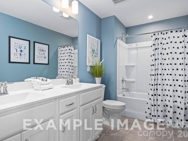 Furnished interior view inside a new home in Enclave at Belmont, Belmont (Image 31).