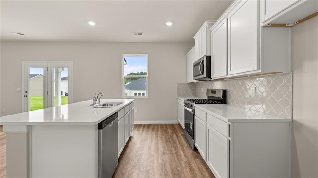 Furnished interior view inside a new home in Preserve at Dove Creek, Statham (Image 5).