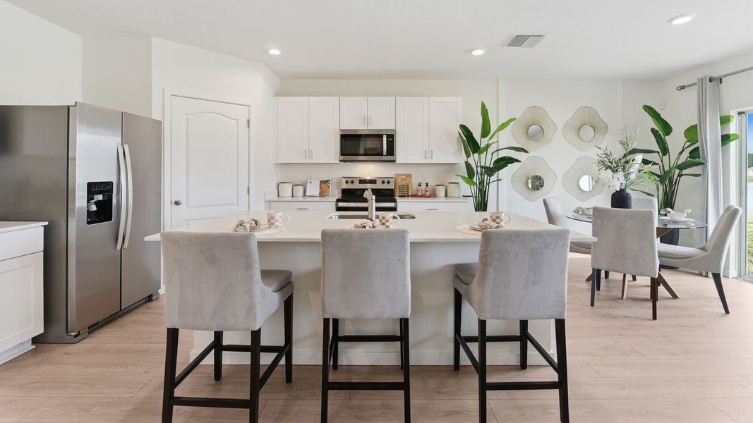 Furnished interior view inside a new home in Buena Lago, St. Cloud (Image 13).
