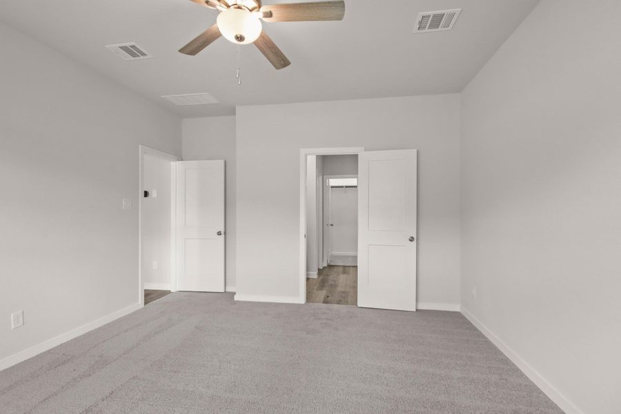 Spacious, unfurnished interior of a new home in Crockett Meadows, Cut and Shoot (Image 18). Spacious, unfurnished interior of a new home in Crockett Meadows, Cut and Shoot (Image 18).