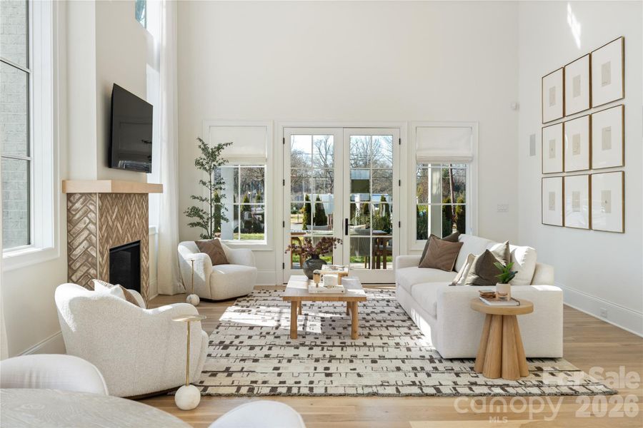 Furnished interior view inside a new home in Ferncliff at Cotswold, Charlotte (Image 5).