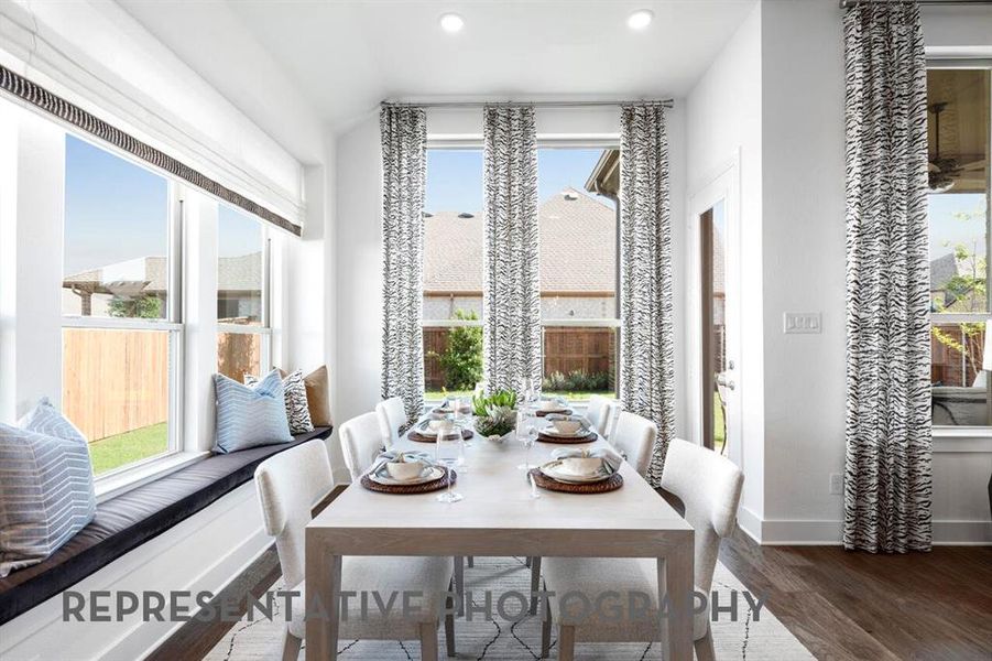 Furnished interior view inside a new home in Wellington, Haslet (Image 18).