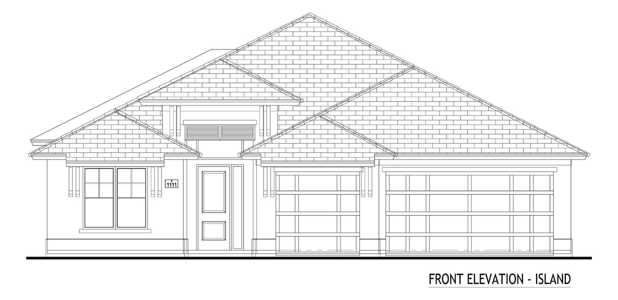Architectural rendering of home exteriors planned for Ravens Landing in Vero Beach, FL (Image 4).