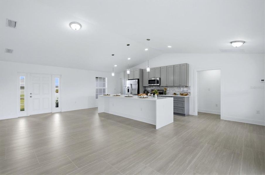 Furnished interior view inside a new home in , Cape Coral (Image 6).