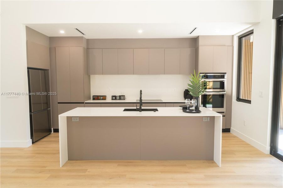 Furnished interior view inside a new home in , Miami (Image 28).