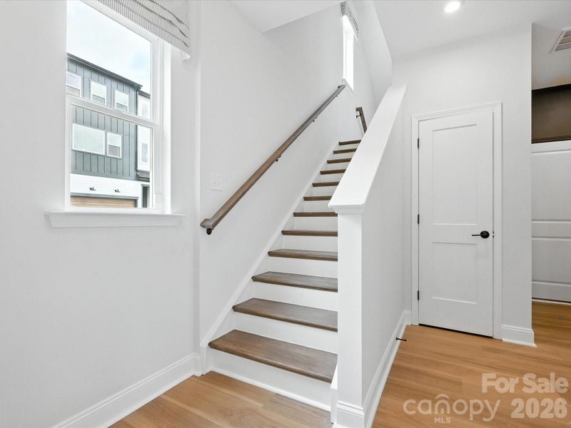 First floor oak box stairs First floor oak box stairs