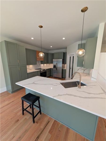 Furnished interior view inside a new home in , Cumming (Image 7).