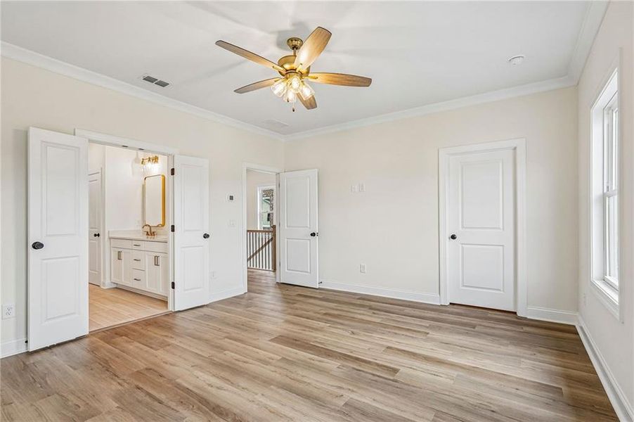 Spacious, unfurnished interior of a new home in Waterside Townhomes, Peachtree Corners (Image 22).