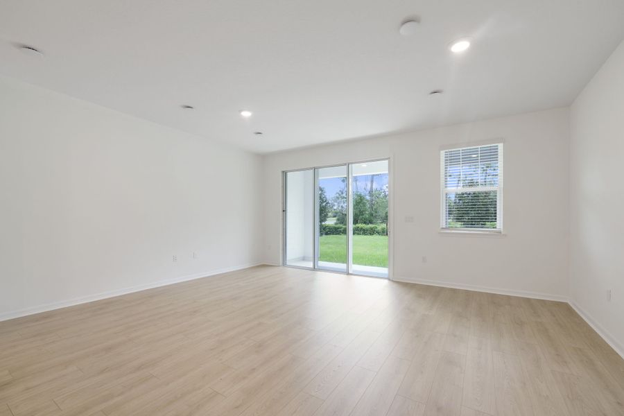 Spacious, unfurnished interior of a new home in Towns at Riverwalk, Sanford (Image 24). Spacious, unfurnished interior of a new home in Towns at Riverwalk, Sanford (Image 24).
