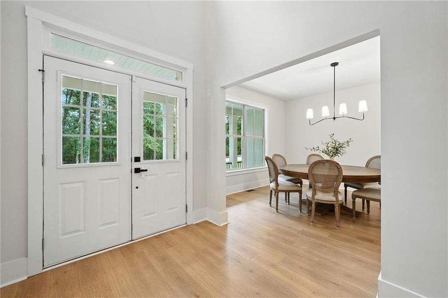 Furnished interior view inside a new home in , Acworth (Image 9).