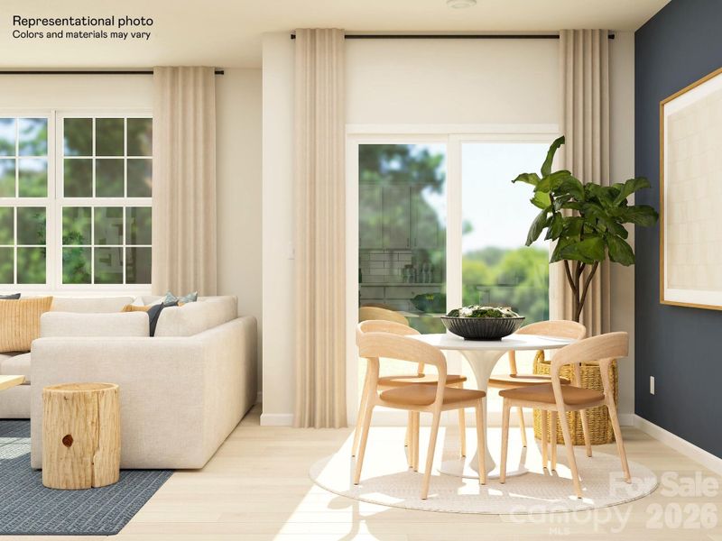 Furnished interior view inside a new home in Cannon Village, York (Image 4).