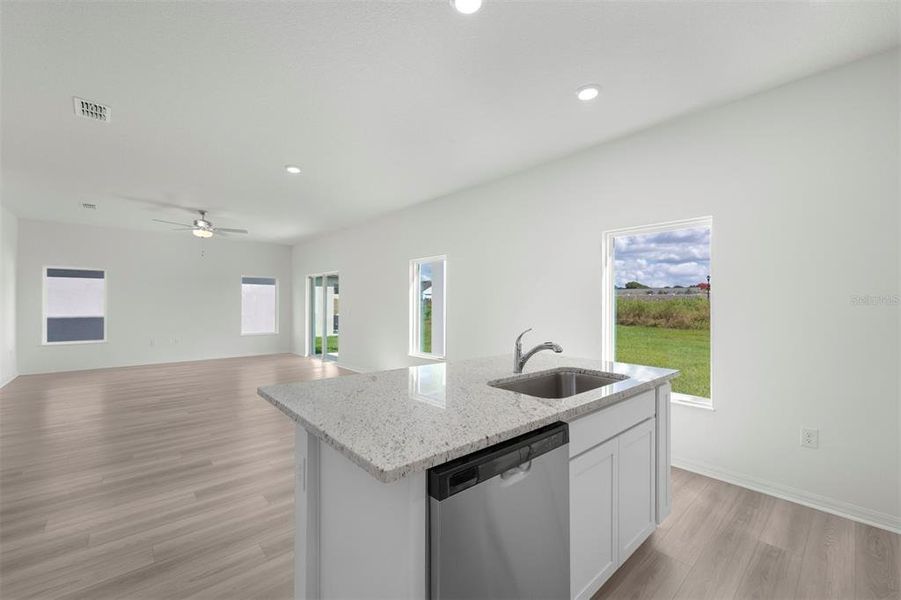 Furnished interior view inside a new home in Peach Crossings, Winter Haven (Image 7).