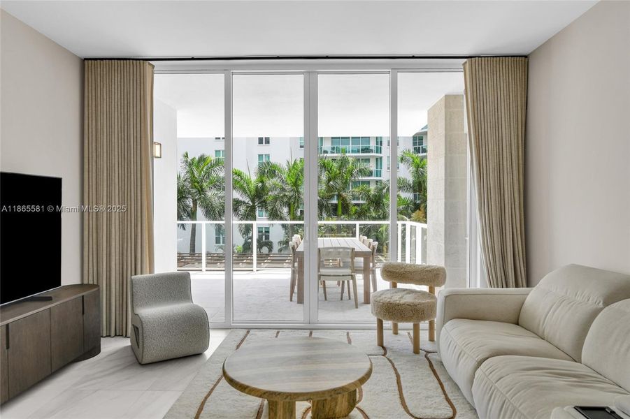 Furnished interior view inside a new home in , Boca Raton (Image 37).