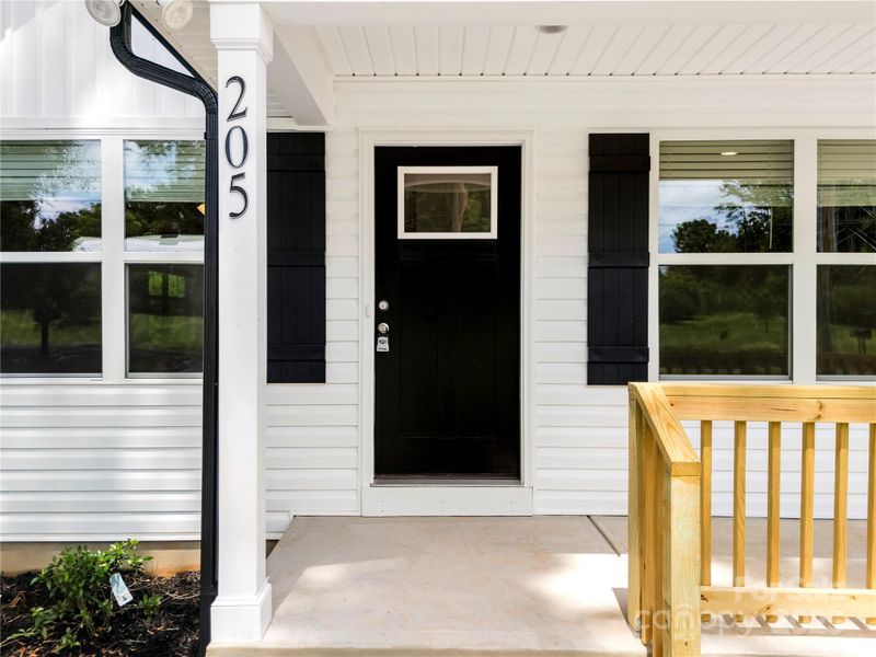 Exterior details and patio area of a home in , Albemarle (Image 17).