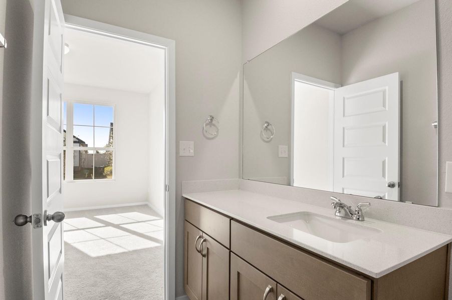 Furnished interior view inside a new home in Harvest Ridge, Elgin (Image 12).