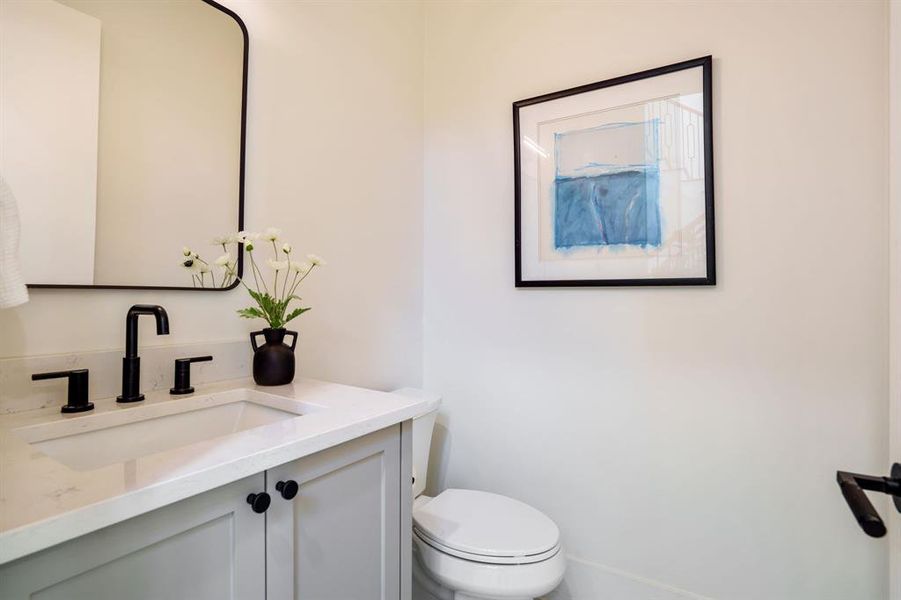 Furnished interior view inside a new home in , Dallas (Image 18).