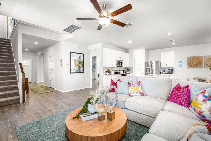 Representative furnished interior of a home built from the Hymeadow 2595 by Brohn Homes in Hymeadow, Maxwell (Image 8). Representative furnished interior of a home built from the Hymeadow 2595 by Brohn Homes in Hymeadow, Maxwell (Image 8).