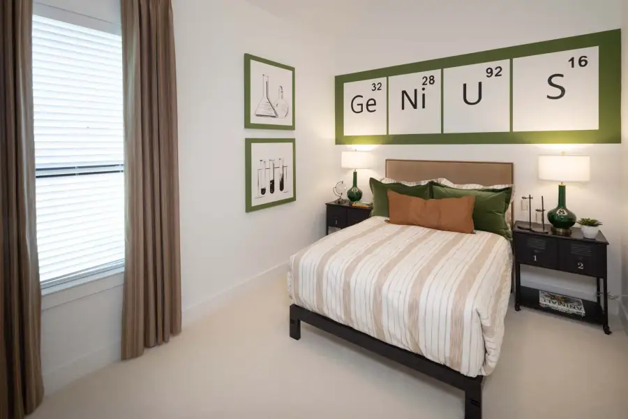Representative Secondary Bedroom - some options shown
