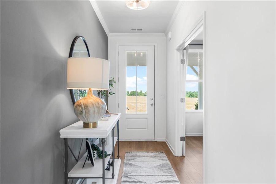 Furnished interior view inside a new home in Fern Hollow, Buford (Image 9).