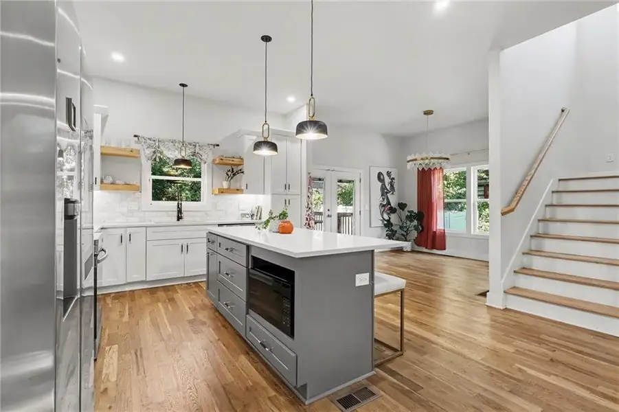Furnished interior view inside a new home in , Atlanta (Image 14).