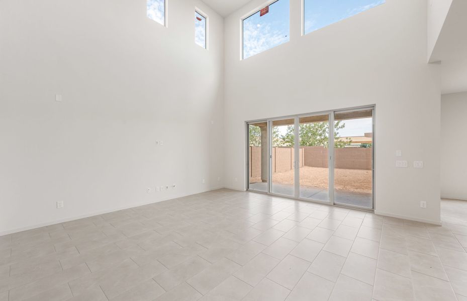 Spacious, unfurnished interior of a new home in Legado West, Queen Creek (Image 31).