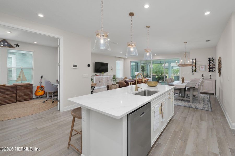 Furnished interior view inside a new home in RiverTown, St. Johns (Image 8).