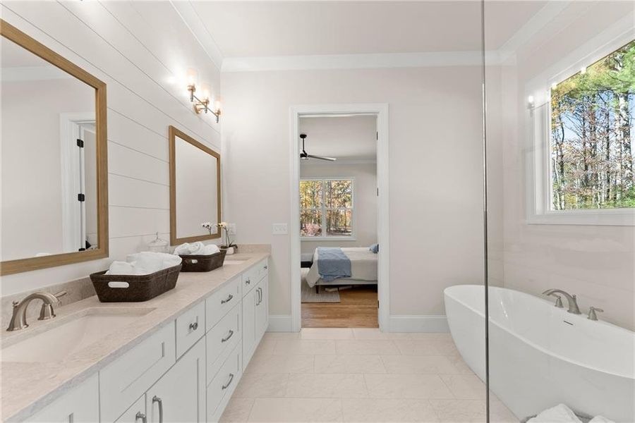 Furnished interior view inside a new home in , Gainesville (Image 10).