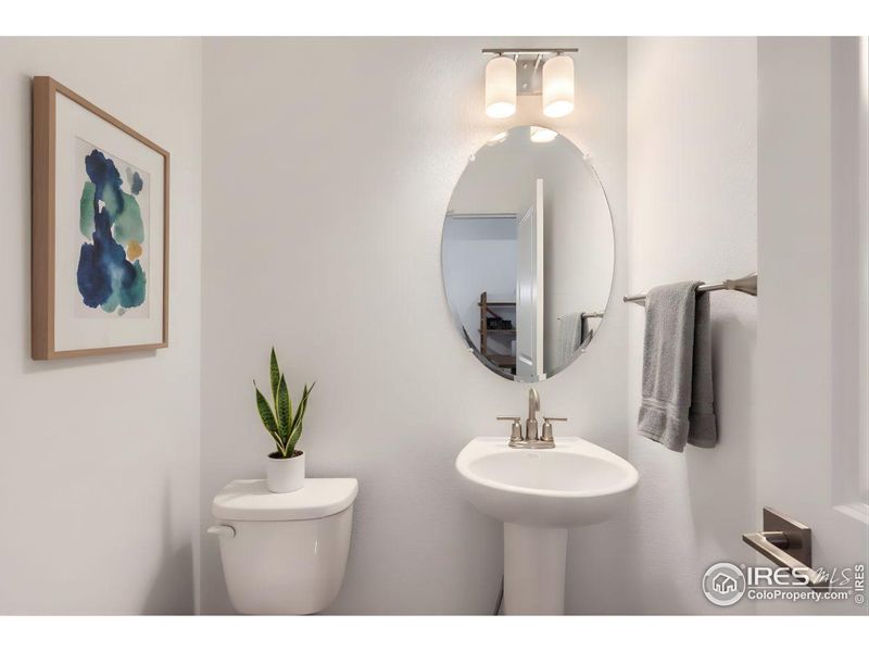 Main level powder room Main level powder room