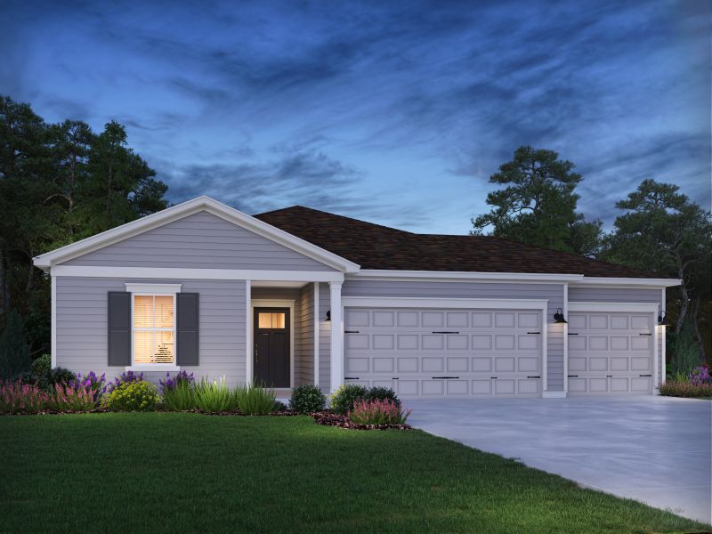 Representative exterior photo of a completed home built from the Chandler by Meritage Homes in Briarcreek - Bronze Series, Cane Ridge, TN (Image 2).