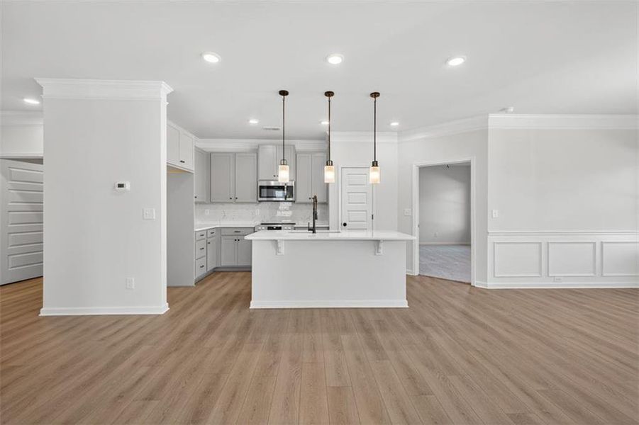 Furnished interior view inside a new home in Allen Manor, Hoschton (Image 4).