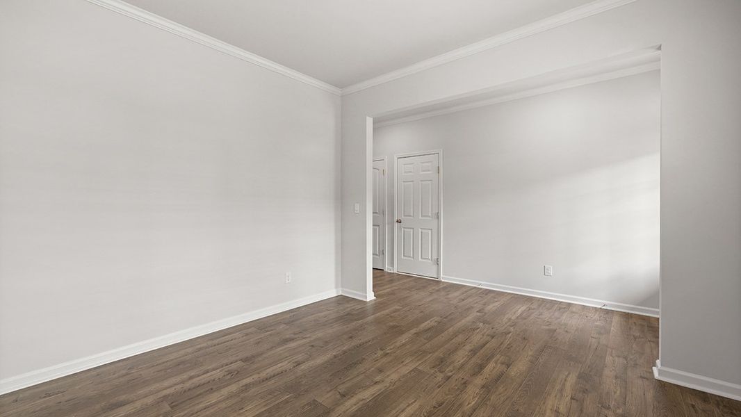 Representative unfurnished interior of a home built from the Galen by D.R. Horton in Braselton Village, Braselton (Image 8).