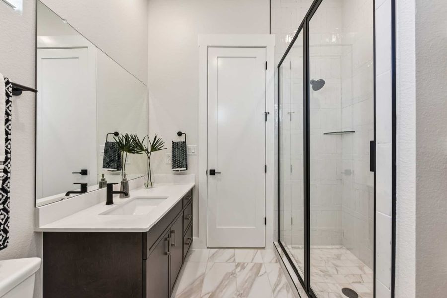 Furnished interior view inside a new home in Feathergrass, Florence (Image 51).