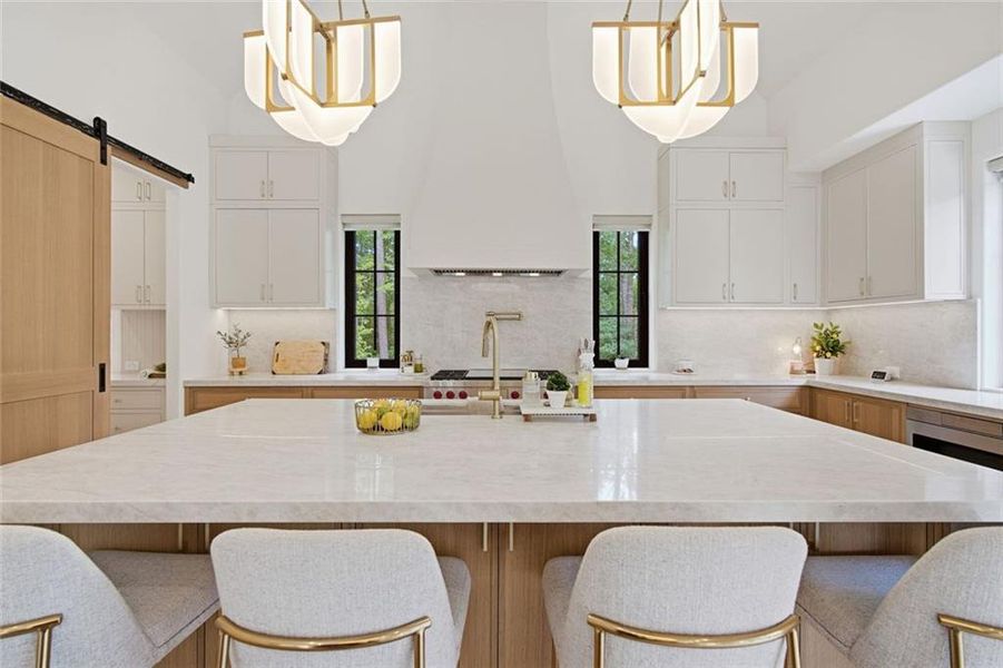 Furnished interior view inside a new home in , Alpharetta (Image 42).
