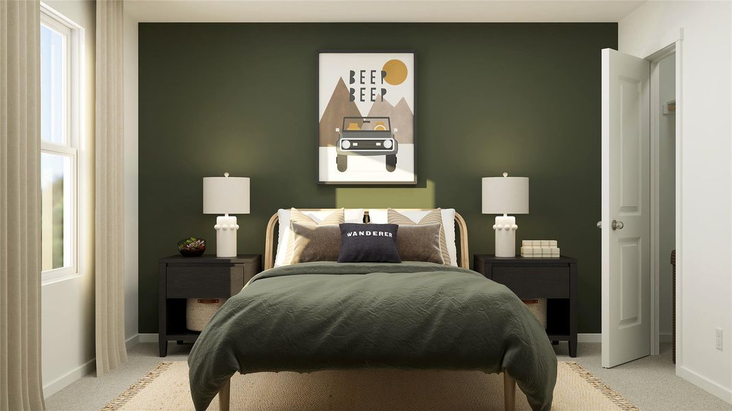 Furnished interior view inside a new home in Meadowlark Preserve, Pflugerville (Image 5).