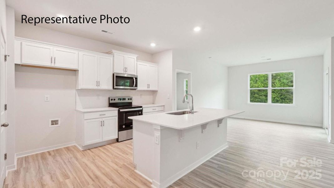 Furnished interior view inside a new home in Clark Creek Landing, Lincolnton (Image 3).