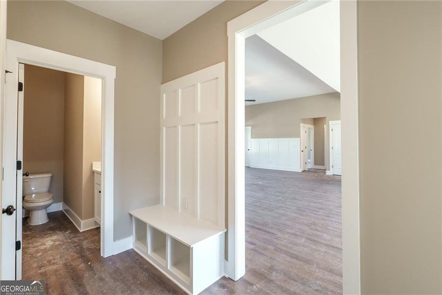 Spacious, unfurnished interior of a new home in , Social Circle (Image 17). Spacious, unfurnished interior of a new home in , Social Circle (Image 17).