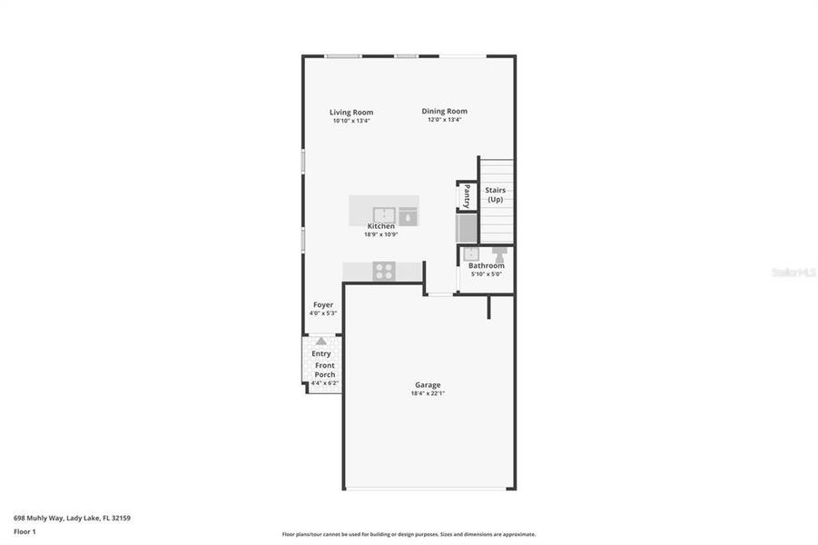 2D floor plan layout of this home in , Lady Lake, FL (Image 5).