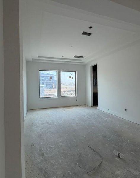 The formal dining room has a double coffered ceiling and butler's pantry conveniently located just off the kitchen. The formal dining room has a double coffered ceiling and butler's pantry conveniently located just off the kitchen.