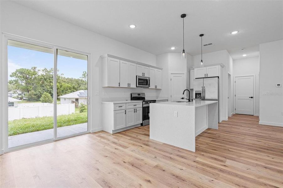 Furnished interior view inside a new home in , Citrus Springs (Image 7).