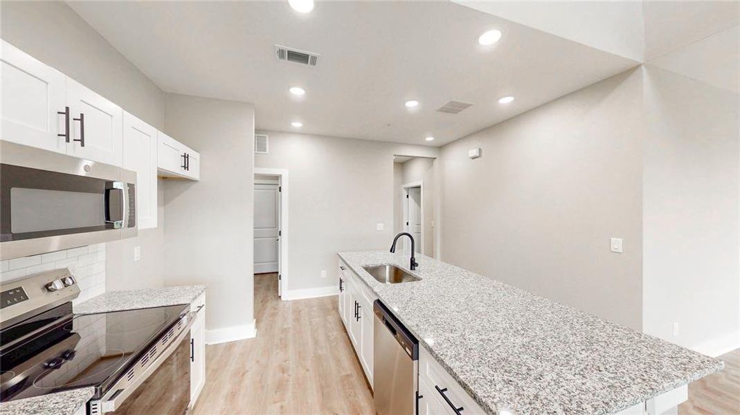 Furnished interior view inside a new home in , Denton (Image 13).